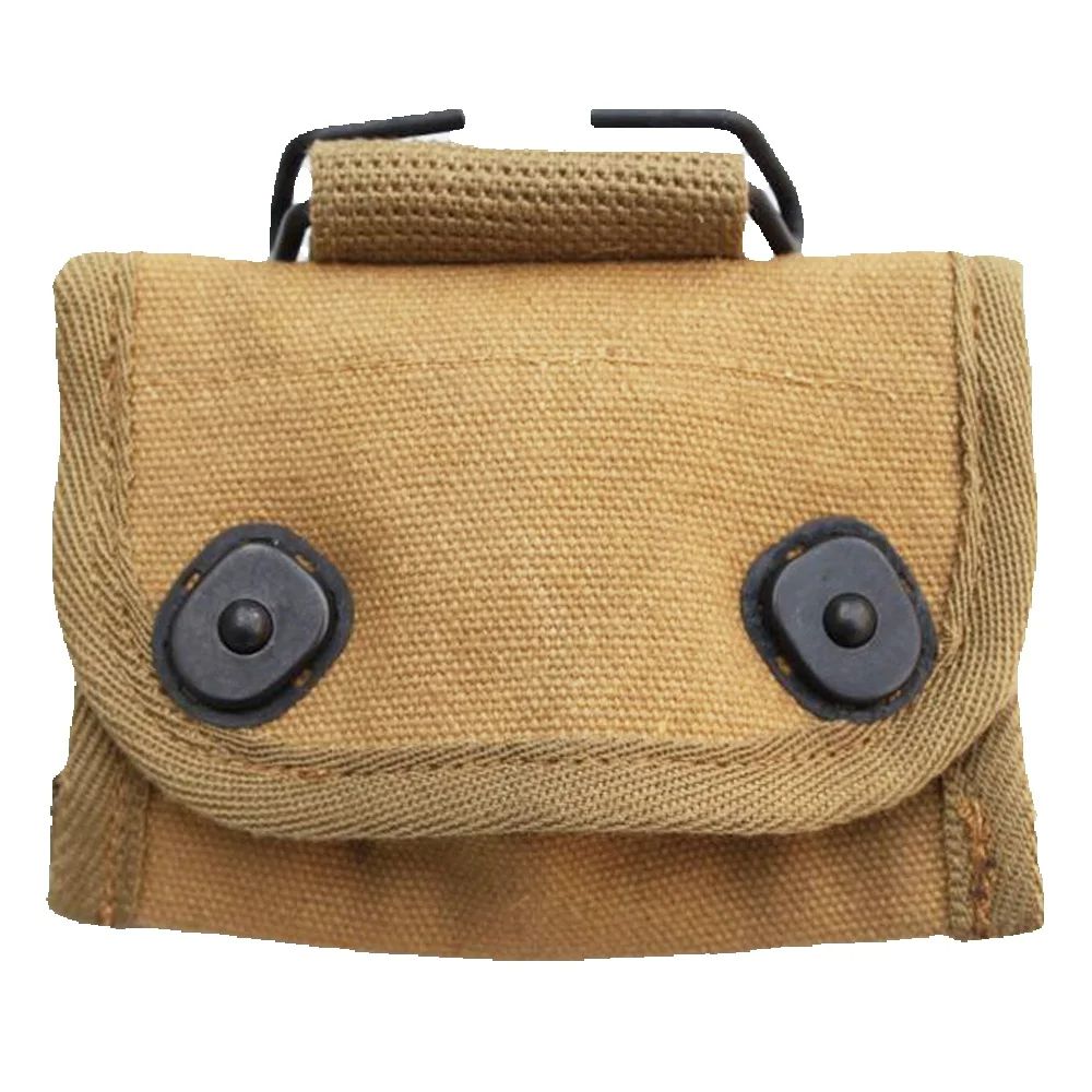 Compass Lensatic - Bolsa de lona caqui para brújula