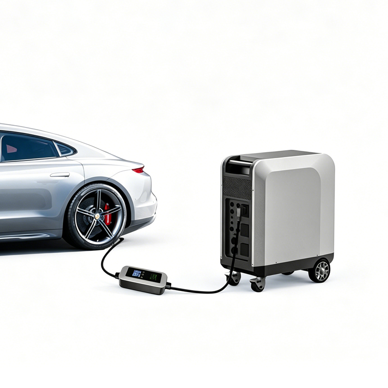 Solar Emergency Charger - Nuevo Cargador de Coche Eléctrico con