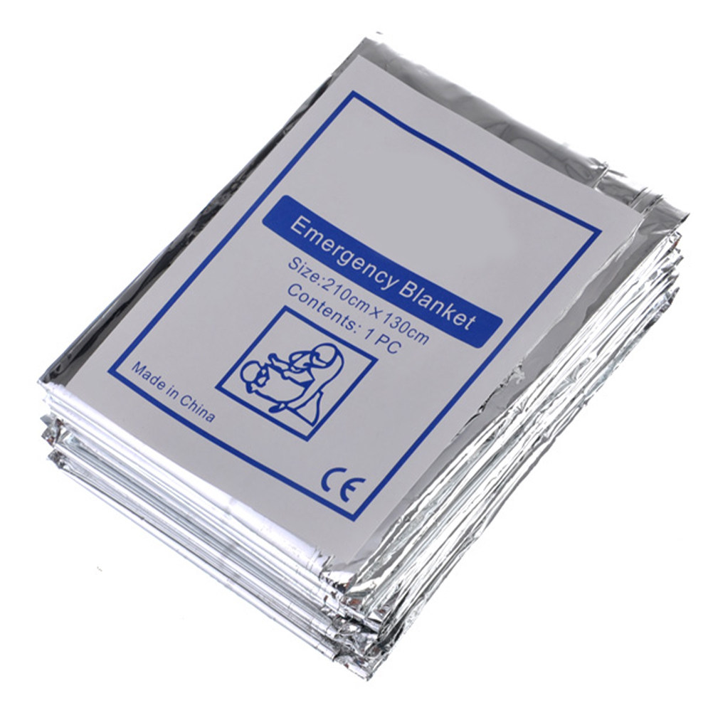 Survival Blanket Reflective - Manta de emergencia reflectante, 210 cm