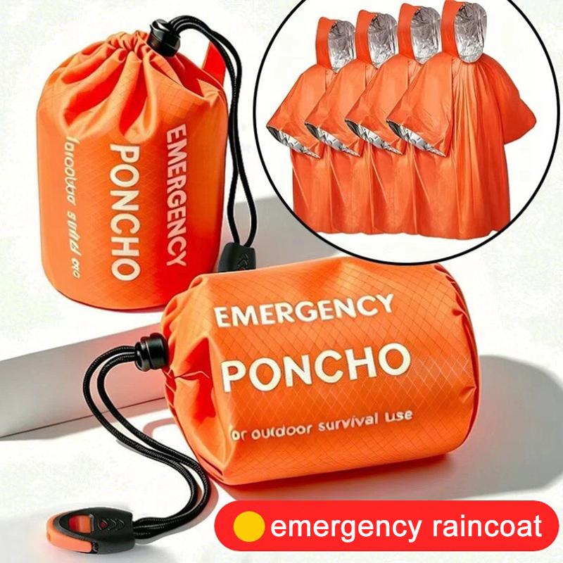 Kit de poncho impermeable port - Emergency Poncho Rain reseña y precio