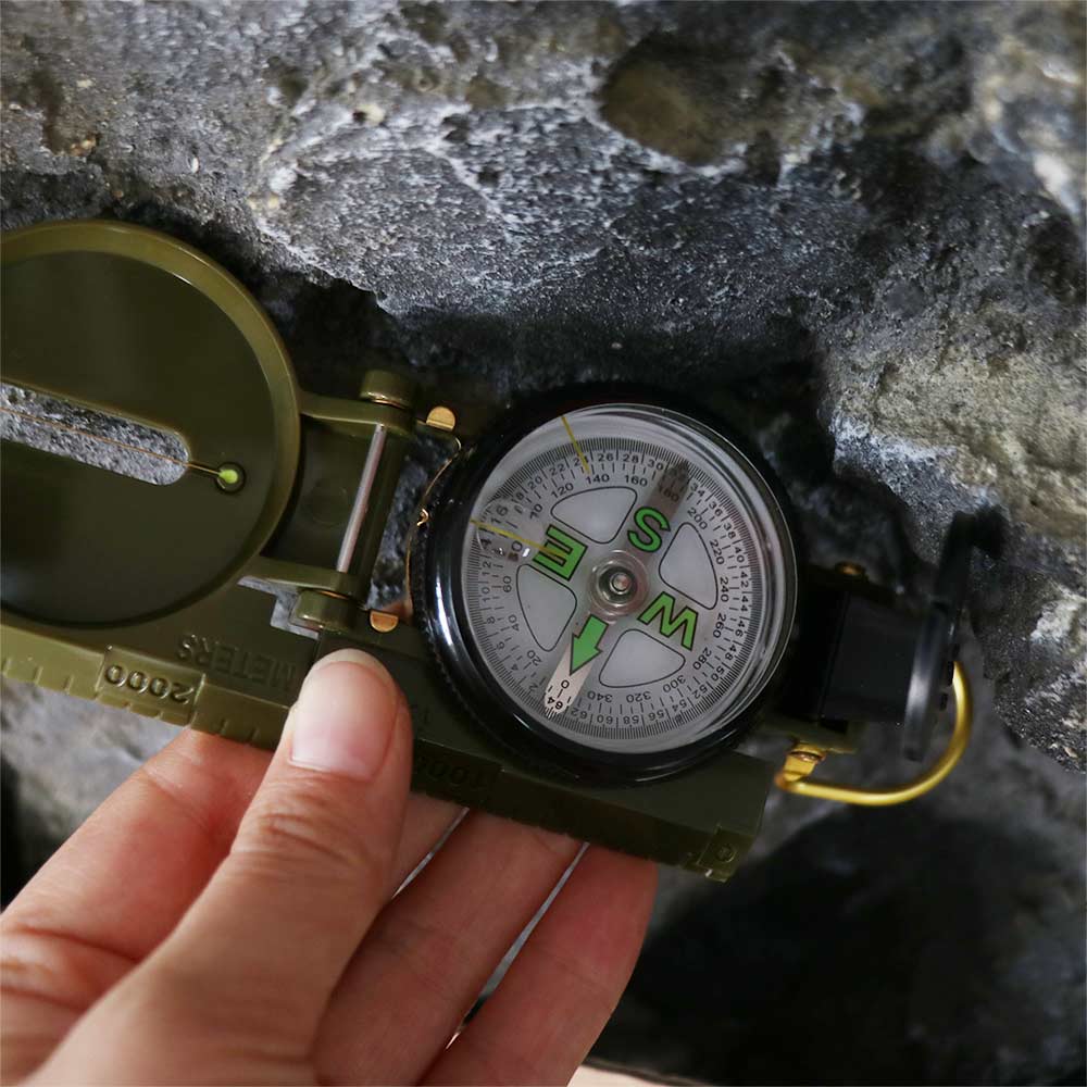 Brújula profesional impermeabl - Compass Lensatic reseña y precio