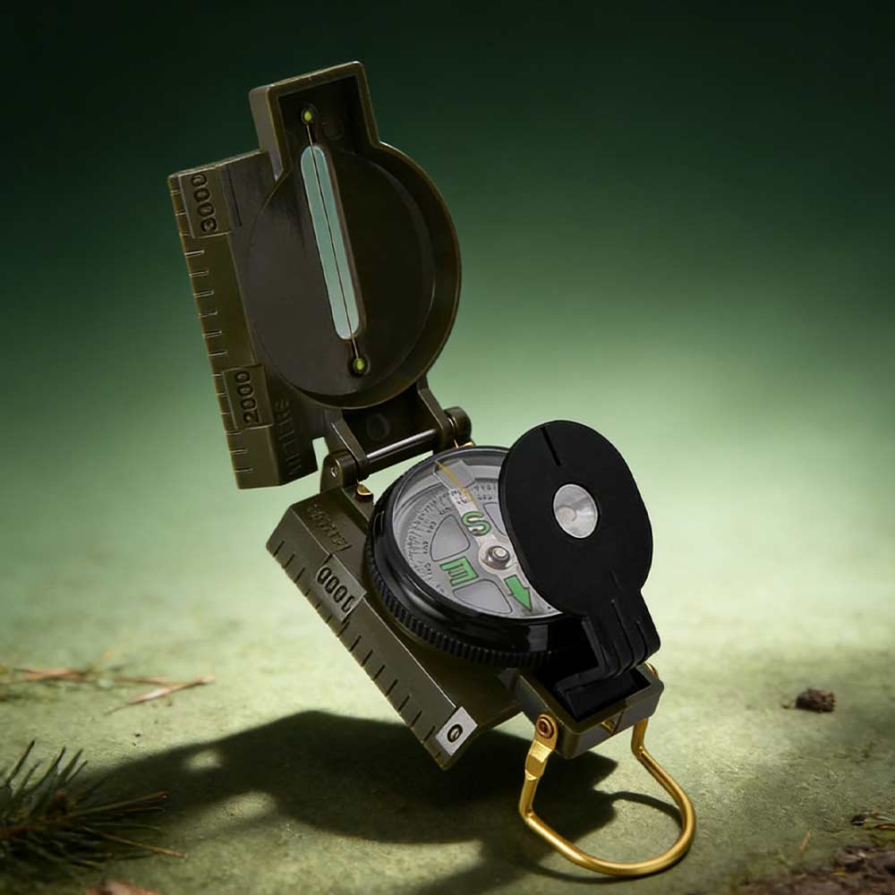 Brújula profesional impermeabl - Compass Lensatic reseña y precio