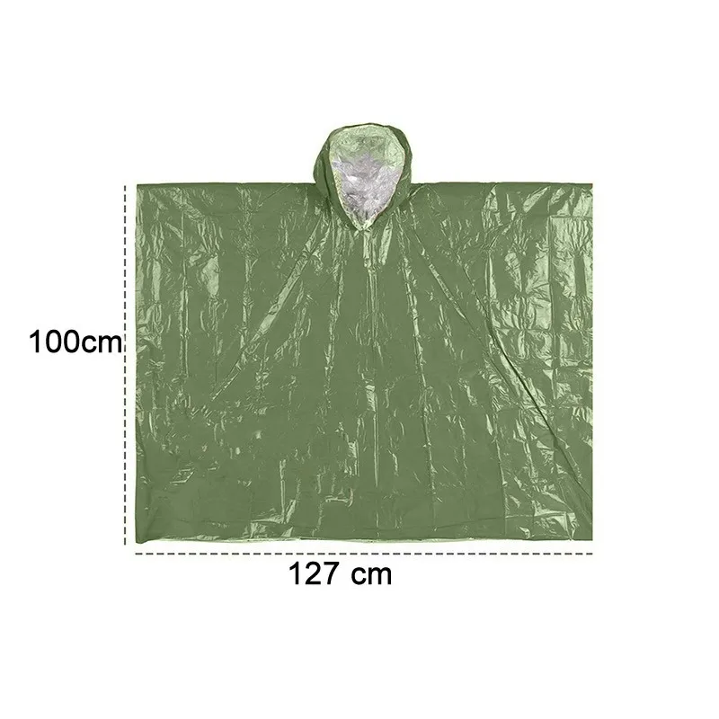 Poncho impermeable térmico de  - Survival Blanket Reflective reseña y precio