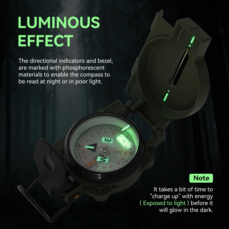 Brújula de Grado Militar, Nave - Compass Lensatic reseña y precio