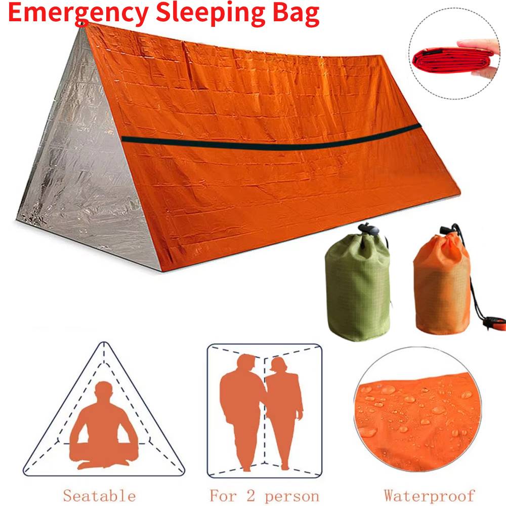 Saco de dormir portátil imperm - Bivy Bag Emergency reseña y precio