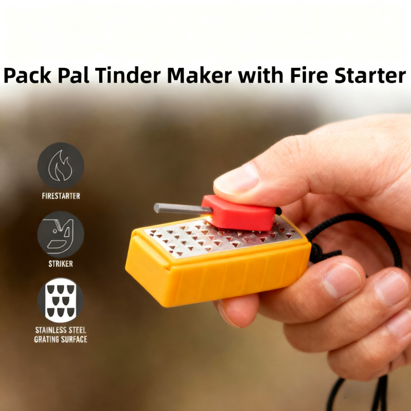 Tinder Maker ligero con arranc - Magnesium Fire Starter reseña y precio