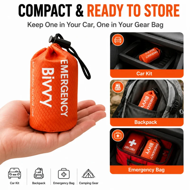 Saco de Dormir de Emergencia,  - Bivy Bag Emergency reseña y precio
